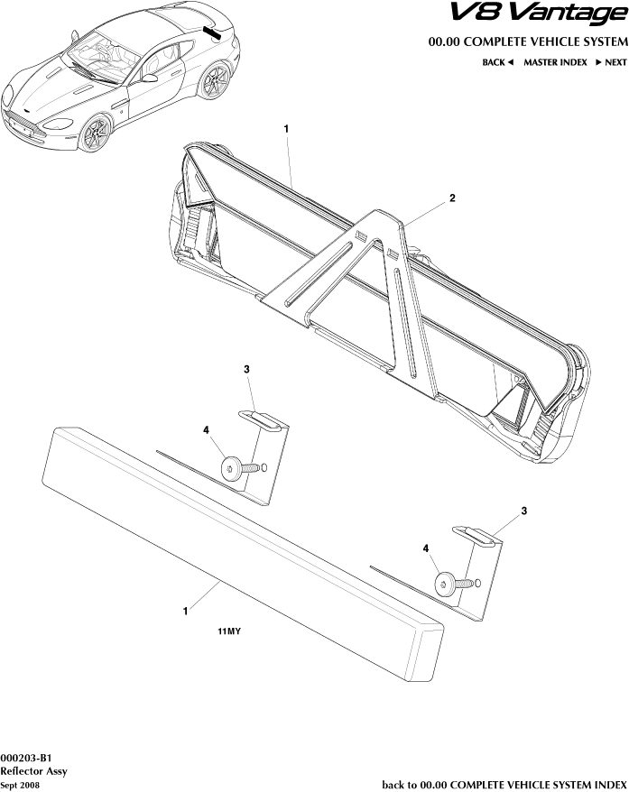 Hazard Warning Reflector