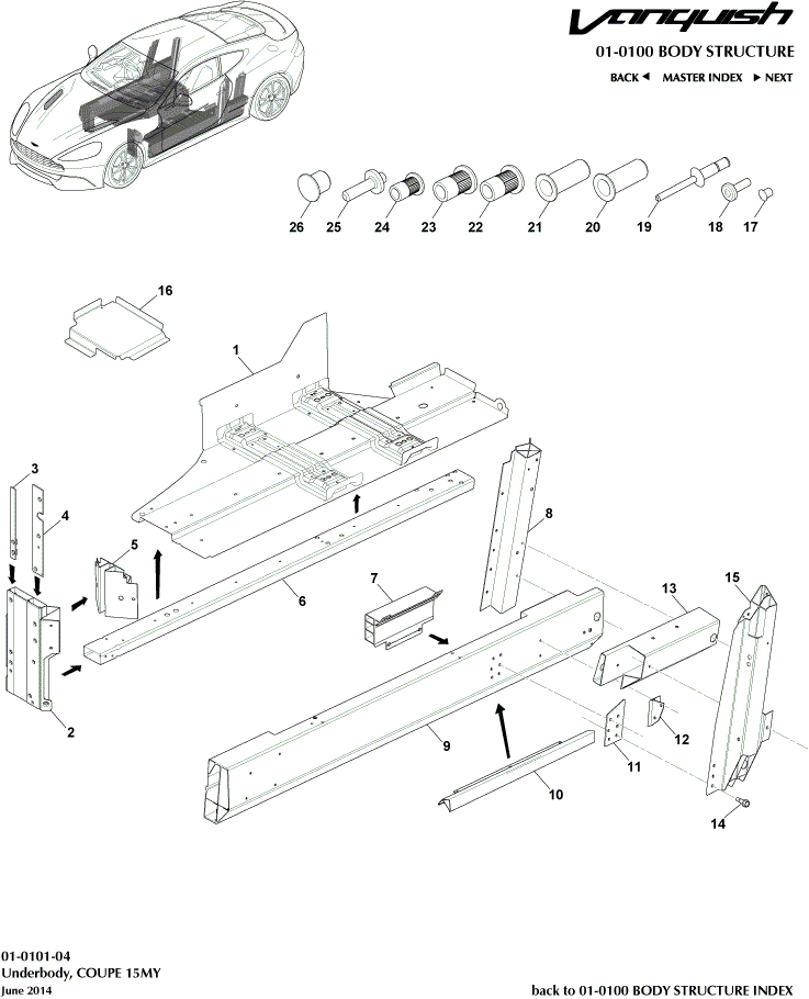 Underbody, Coupe