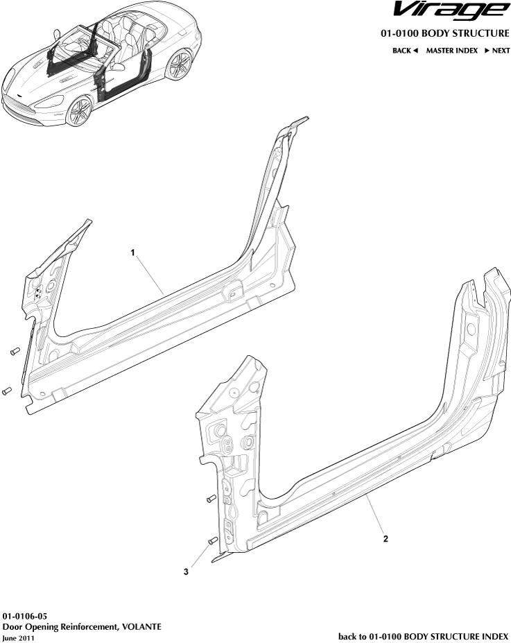 Door Opening Frame, Volante
