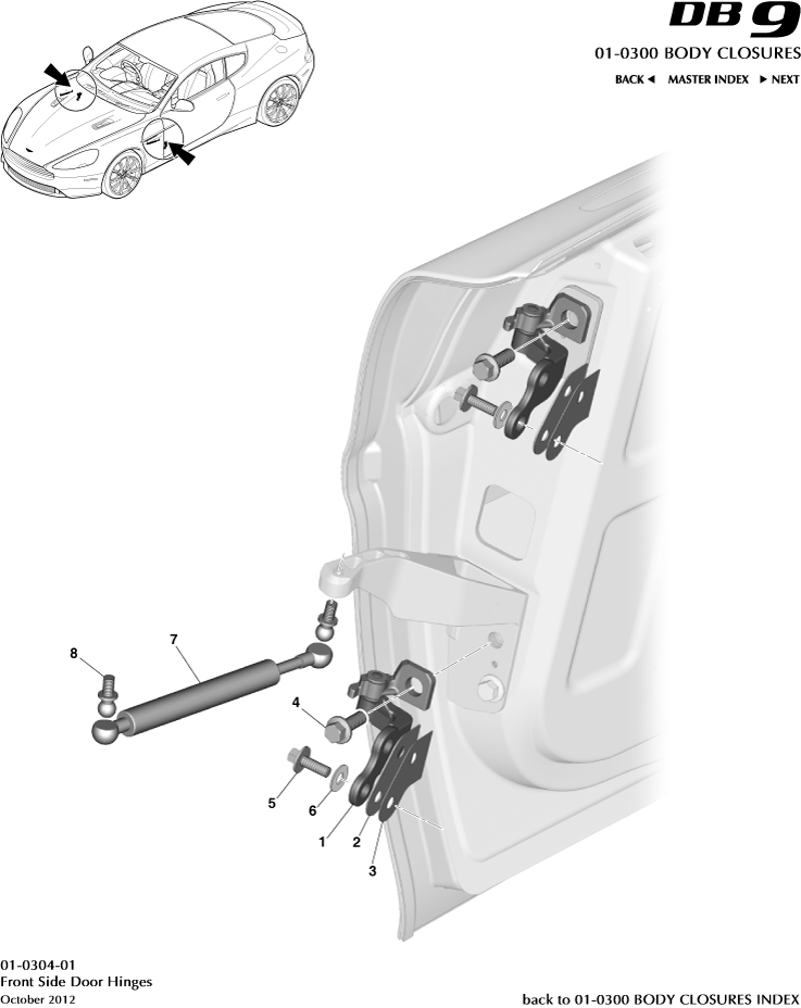 Door Hinge Assembly