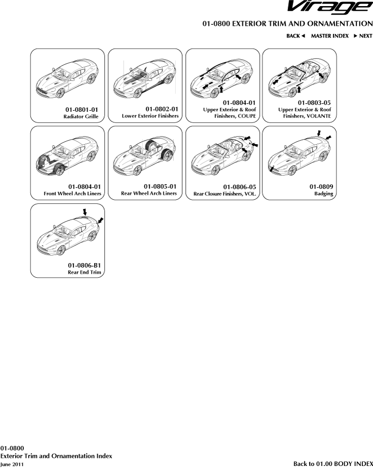 Body Exterior Trim & Ornamentation