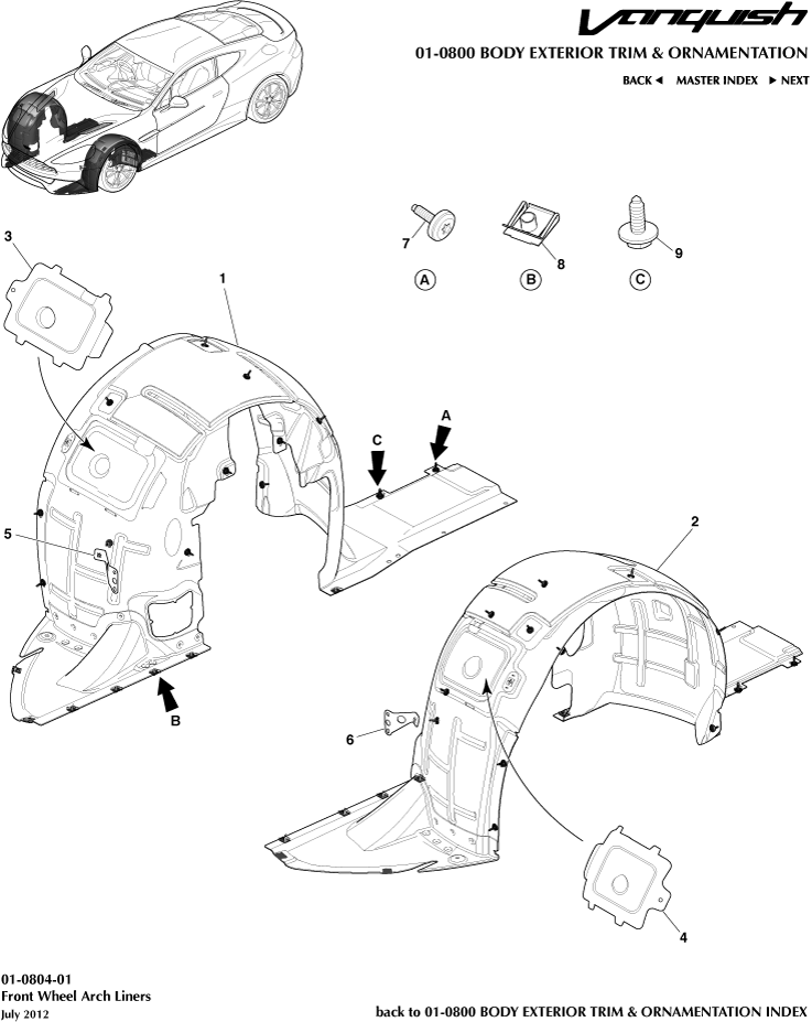Front Wheel Arch Liners