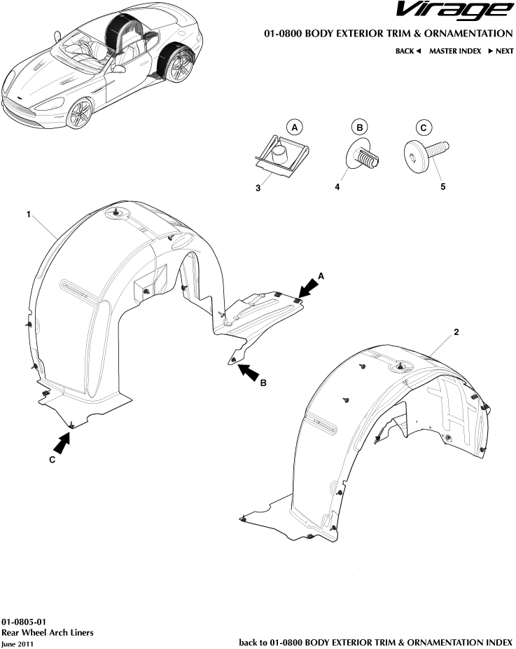 Rear Wheel Arch Liners