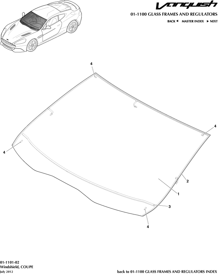 Windshield, Coupe