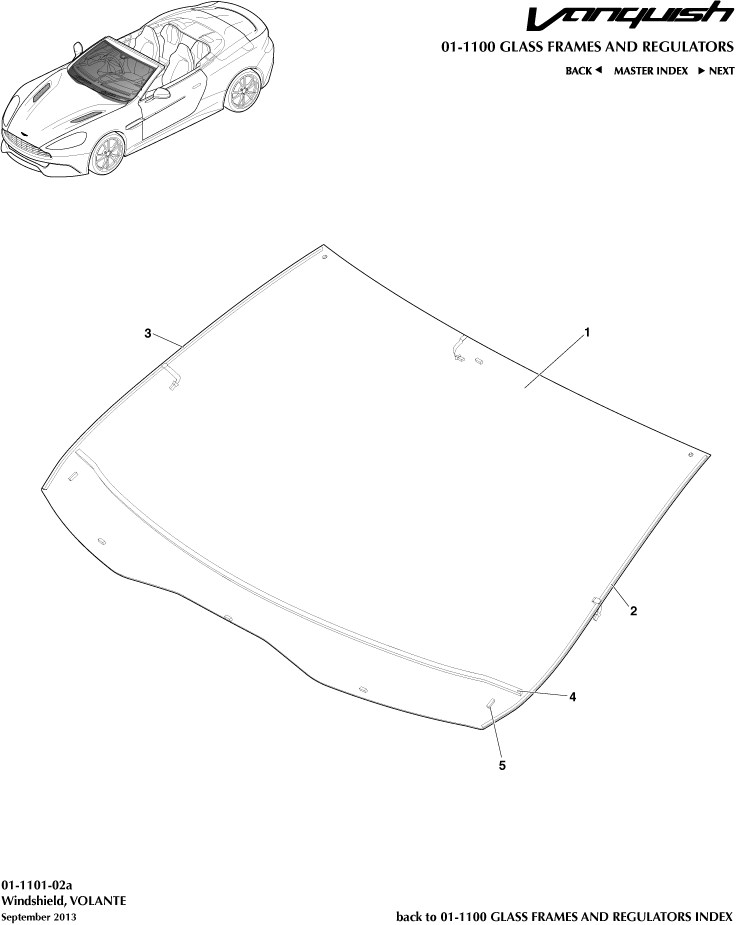 Windshield, Volante