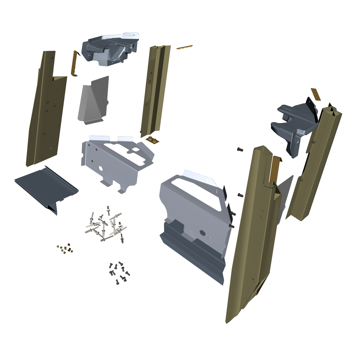 010101-B1 Underbody Rear
