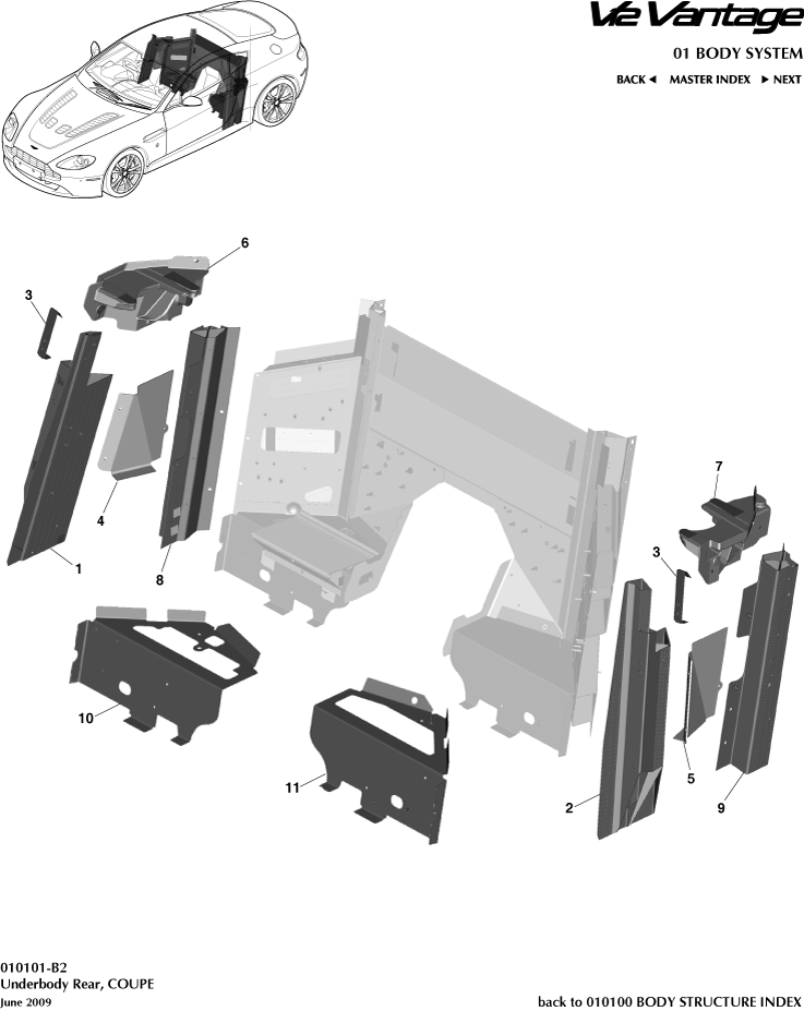 Underbody Rear, Coupe