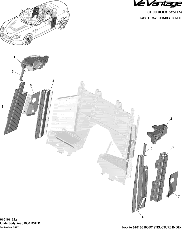 Underbody Rear, Roadster