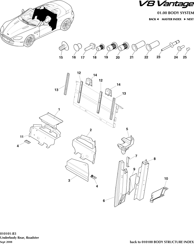 Underbody Rear, Roadster