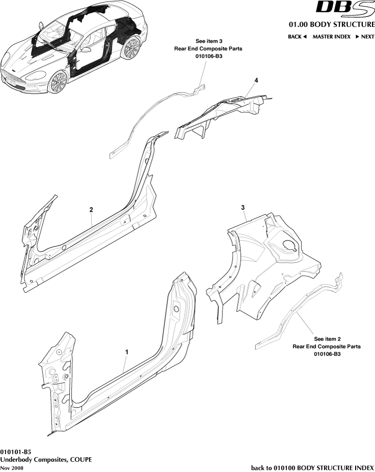 Underbody Composites, Coupe