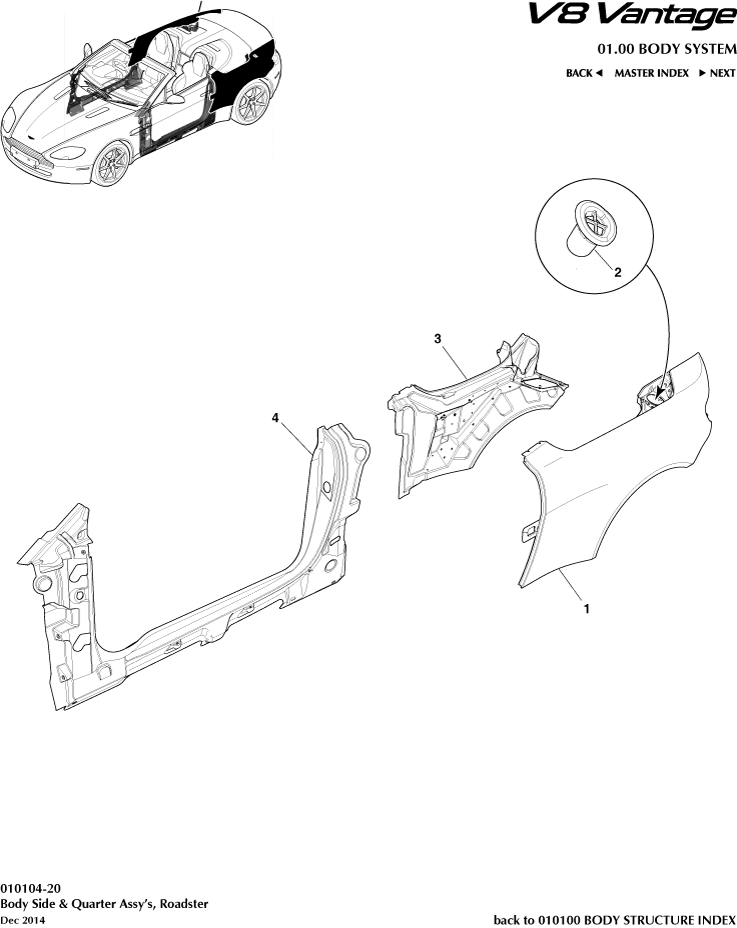 Panel Body Side, Roadster