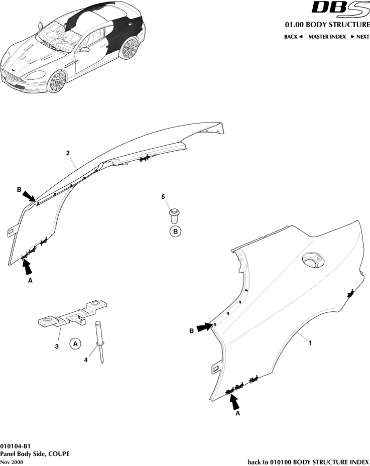 Panel Body Side, Coupe