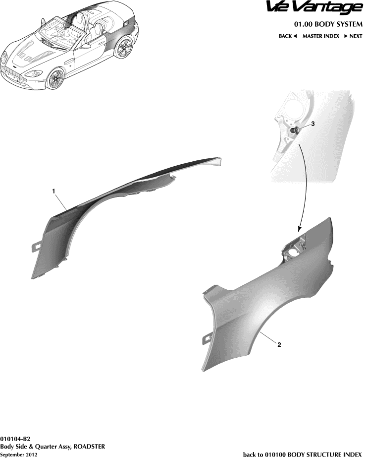 Panel Body Side, Roadster