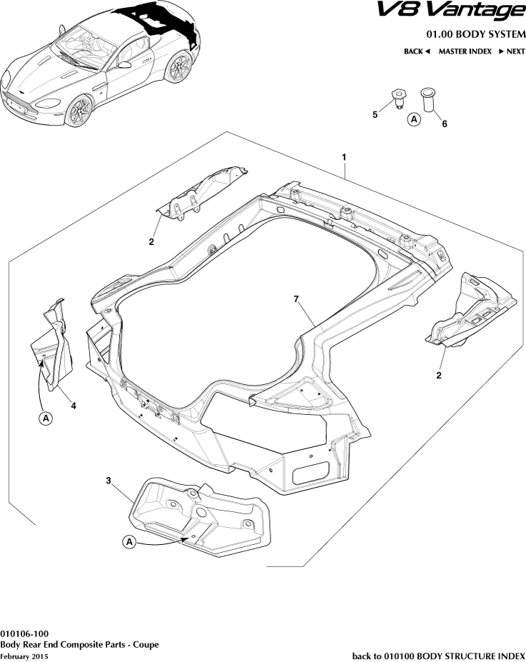 Body Rear End Composite, Coupe