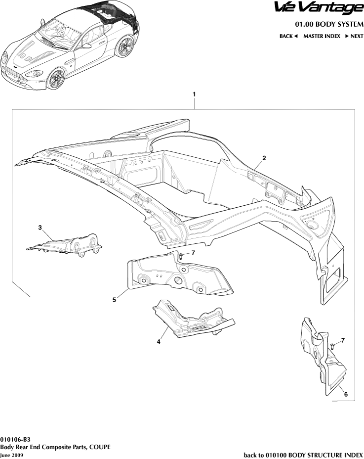 Body Rear End Composite, Coupe