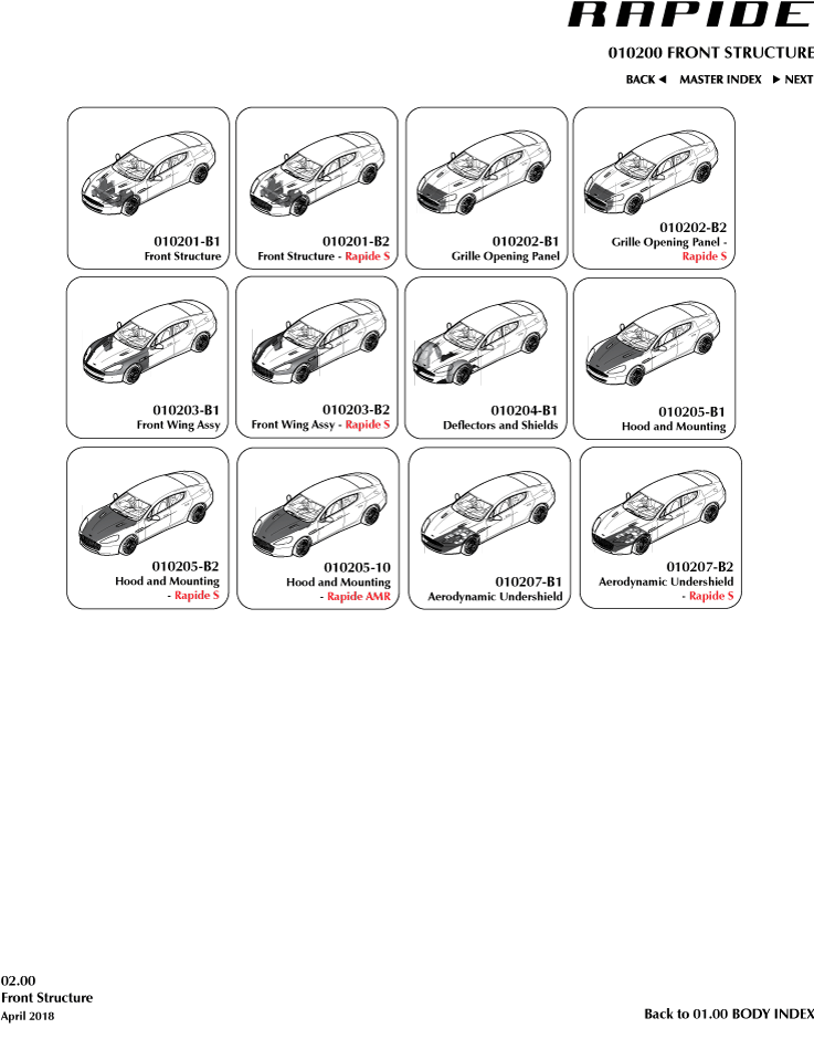 Front End Structure