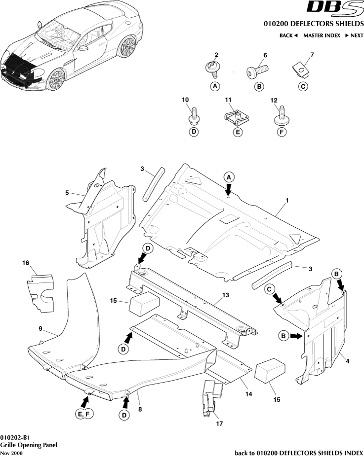Grille Opening Panel