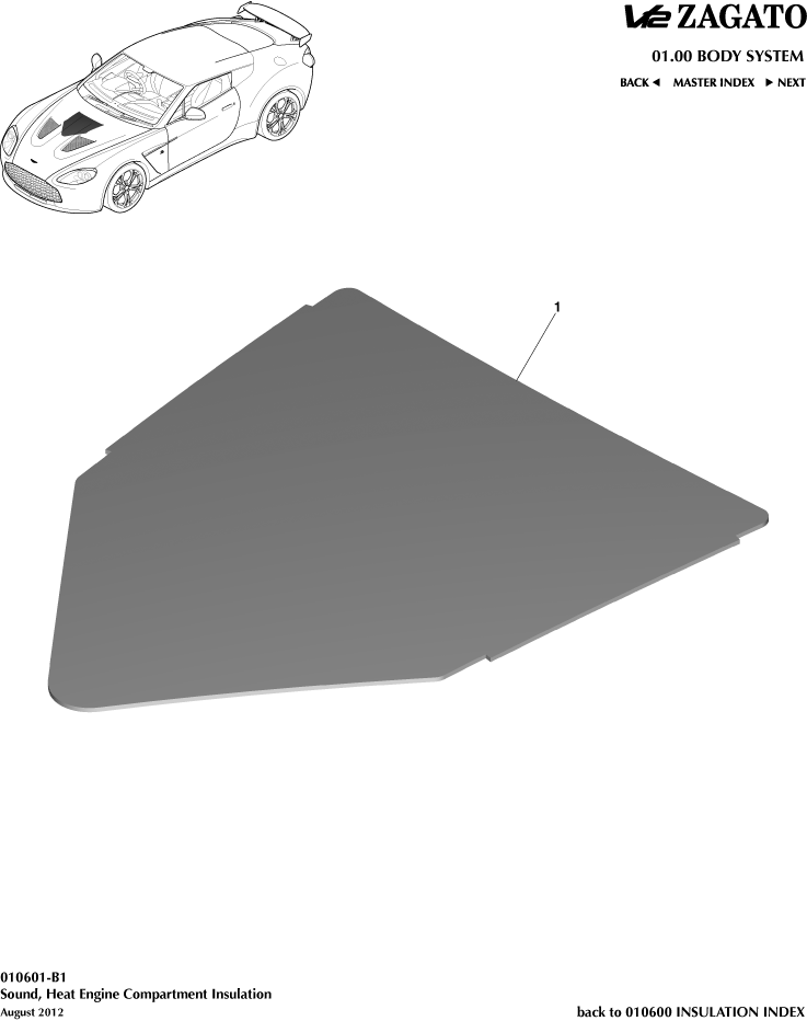 Sound Insulation, Engine Comp