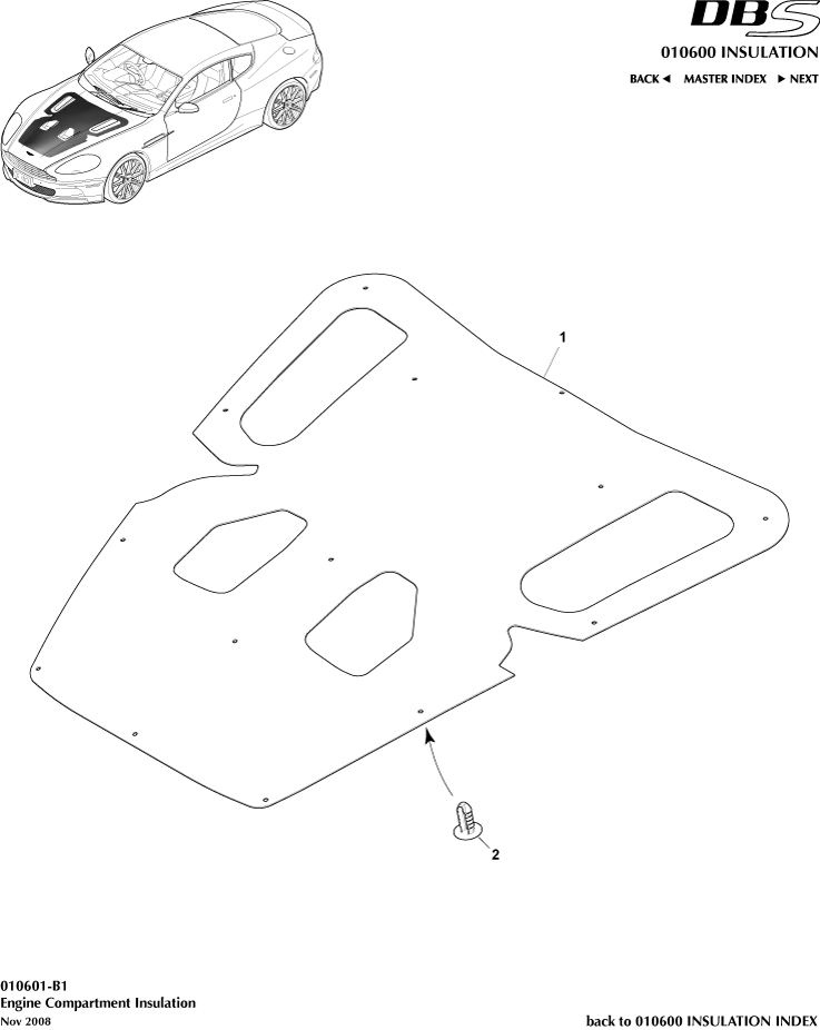 Sound Insulation, Engine Comp