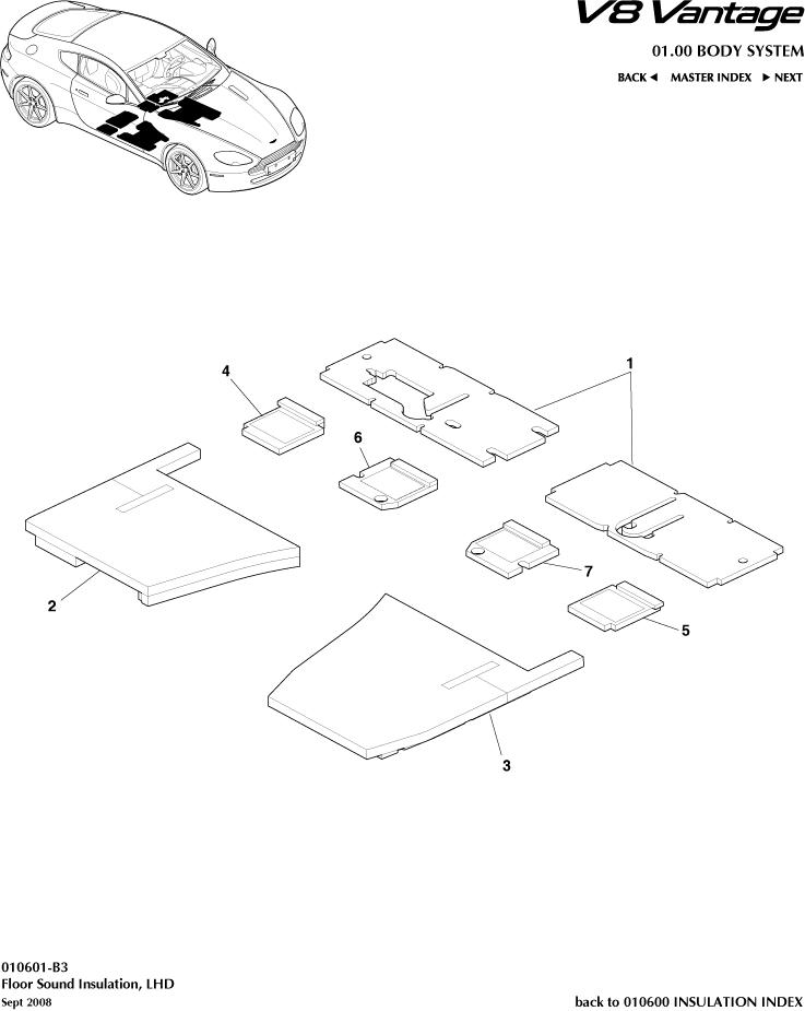 Floor Sound Insulation, LHD