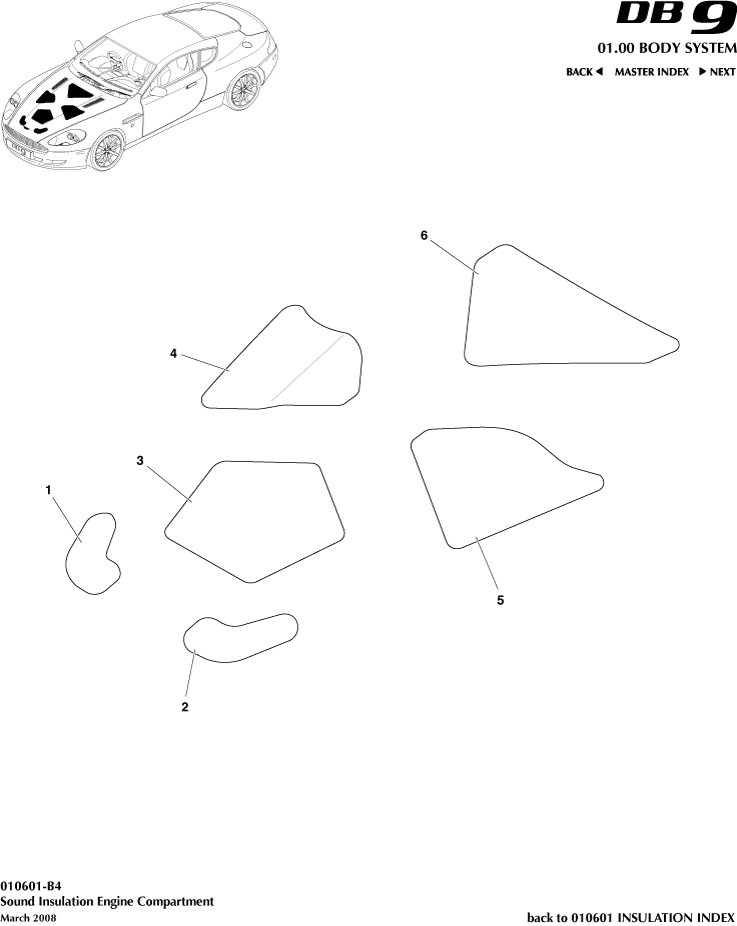 Sound Insulation, Engine Comp