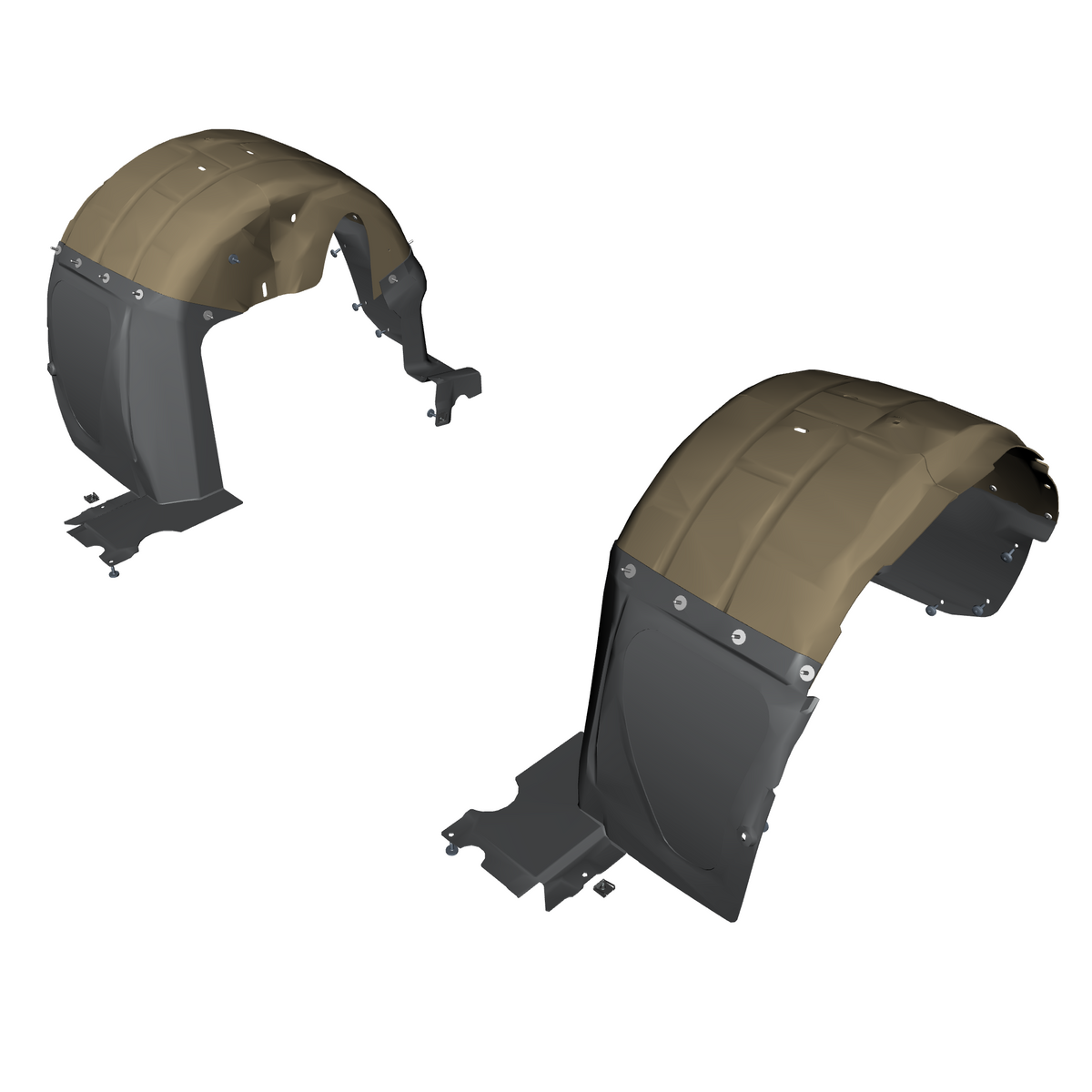 010802-03 Rear Wheelarch Liners - V600