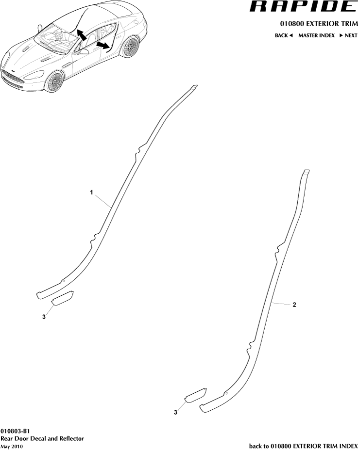 Rear Door Trim