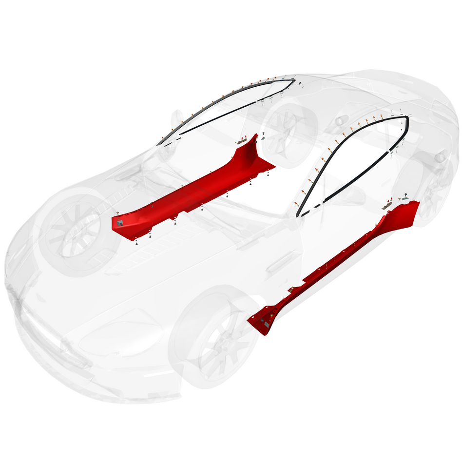 010805-10 Body & Side Trim - V600