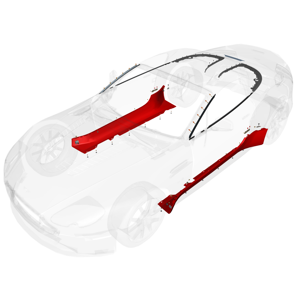 010805-20 Body & Side Trim - V600
