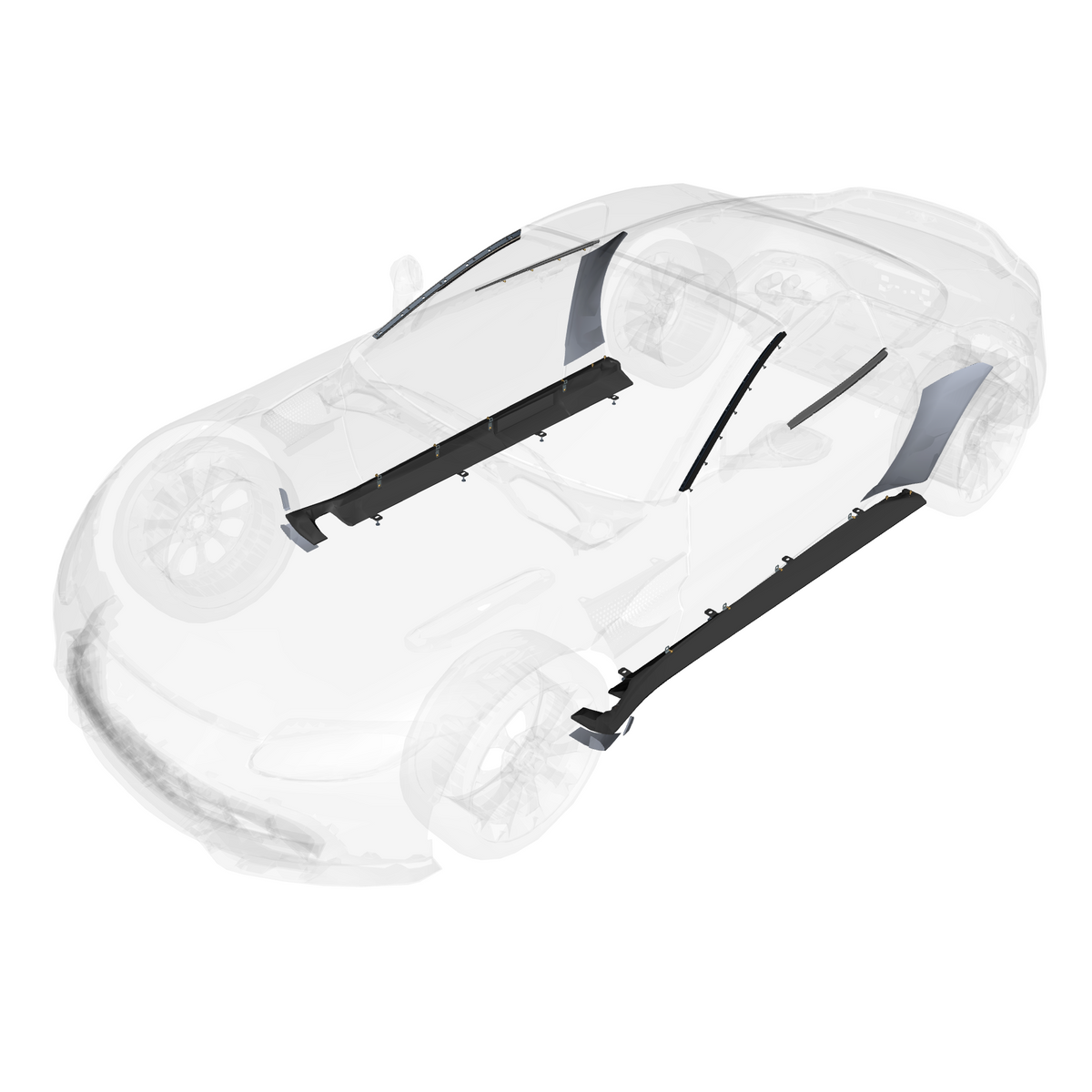 010805-20 Body & Side Trim Roadster