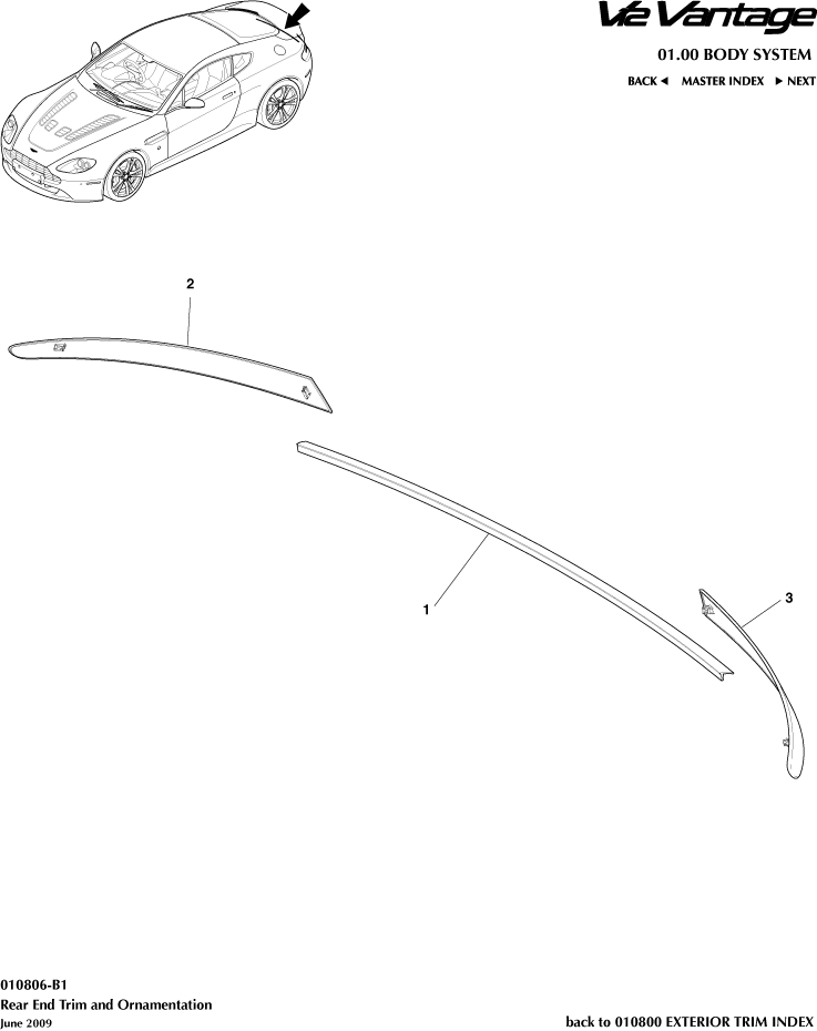 Body Rear End Trim