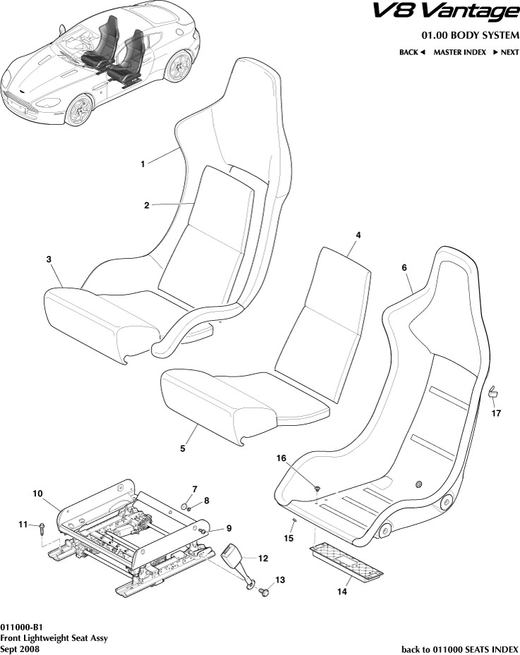 Front Lightweight Seat