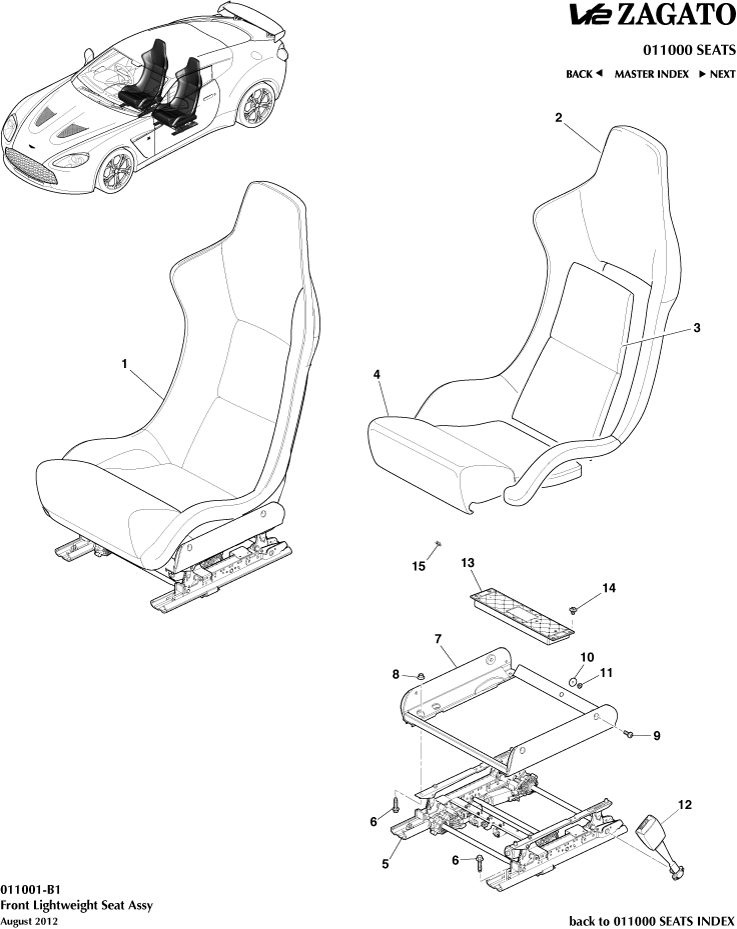 Front Lightweight Seat