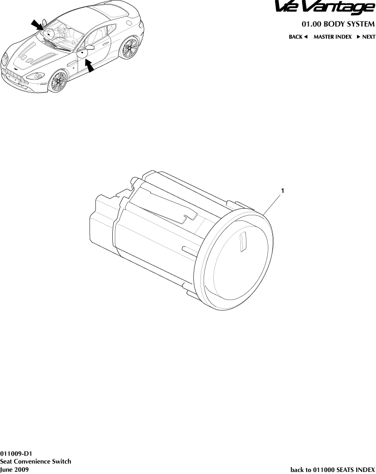 Seat Convenience Switch