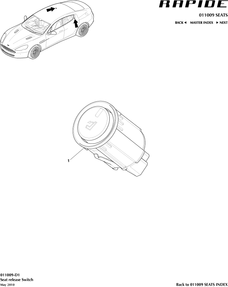 Seat Convenience Switch