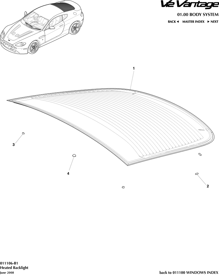 Rear Windcreen