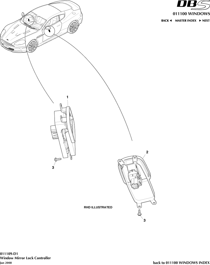 Window/Mirror Lock Controller