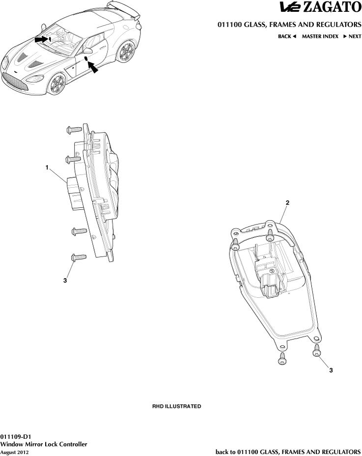 Window/Mirror Lock Controller