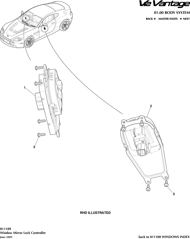 Window/Mirror Lock Controller