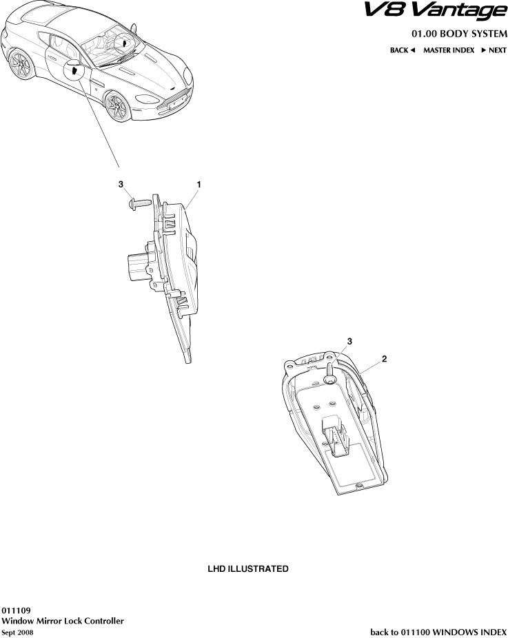 Window/Mirror Lock Controller