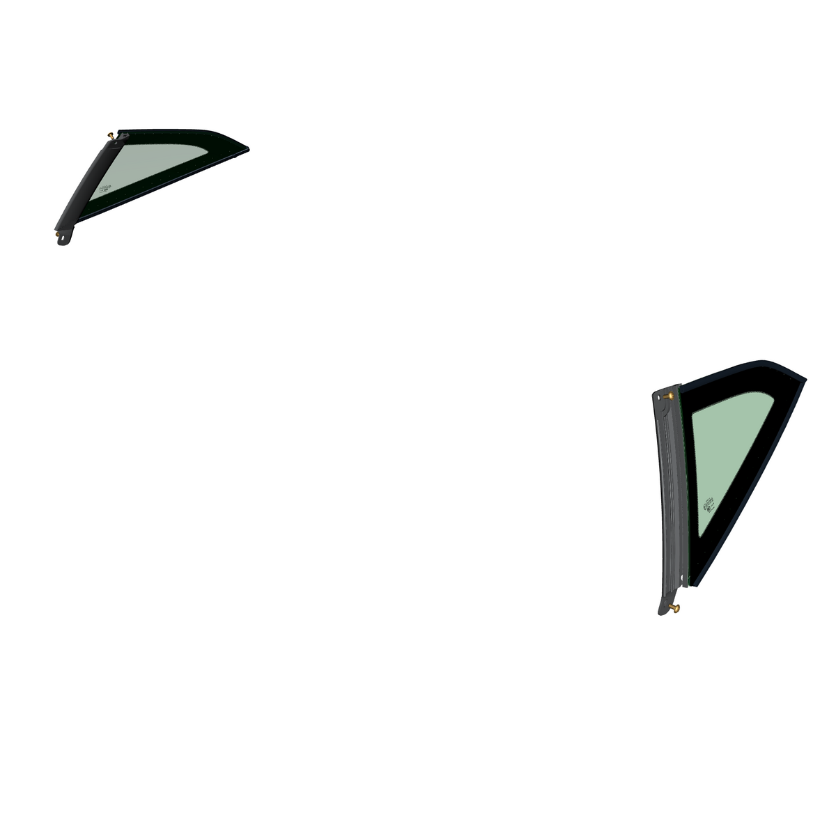 011110-10 Glass, Fixed Quarterlight