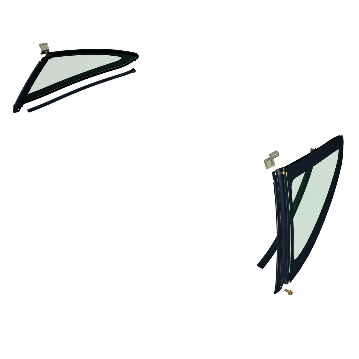 011122-10 Glass, Fixed Quarterlight