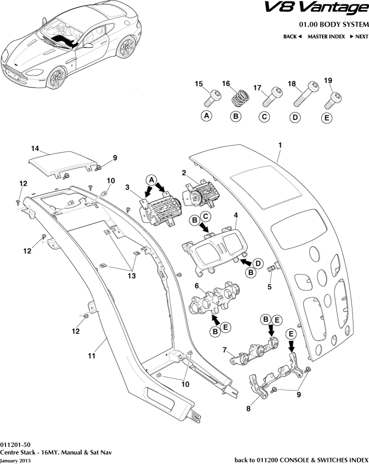 Centre Stack, Manual, 16MY