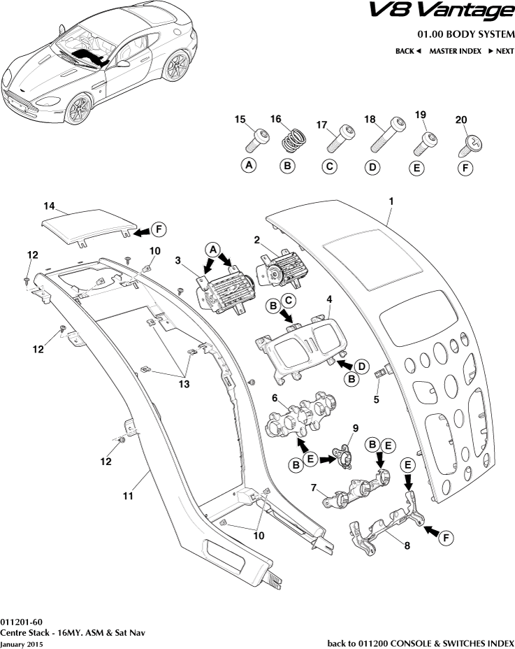 Centre Stack, ASM, 16MY