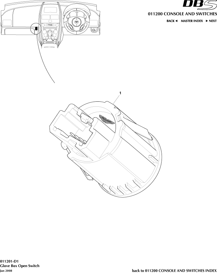 Glove Box Switch