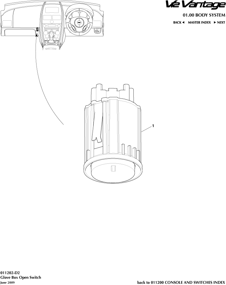 Glove Box Switch