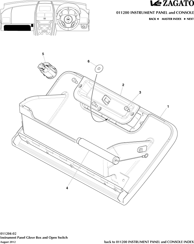 Glove Box Switch