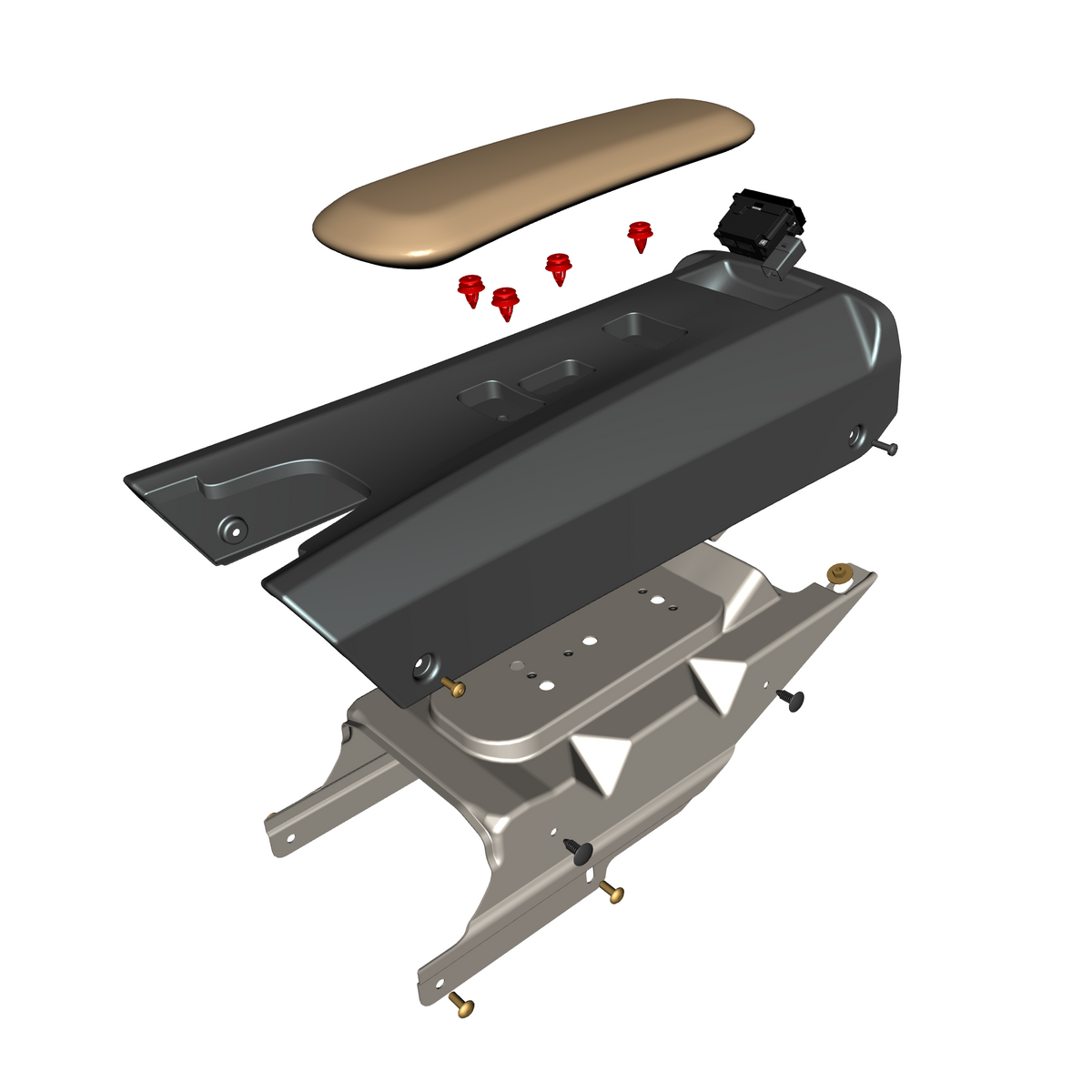 011233-20 Console Panel Armrest - Roadster