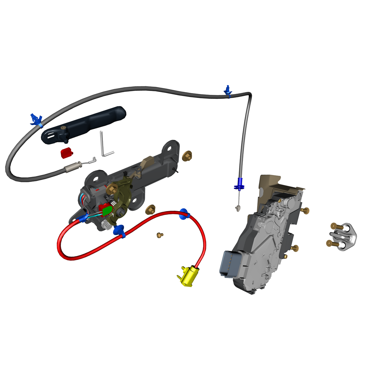 011404-04 Door Latch System