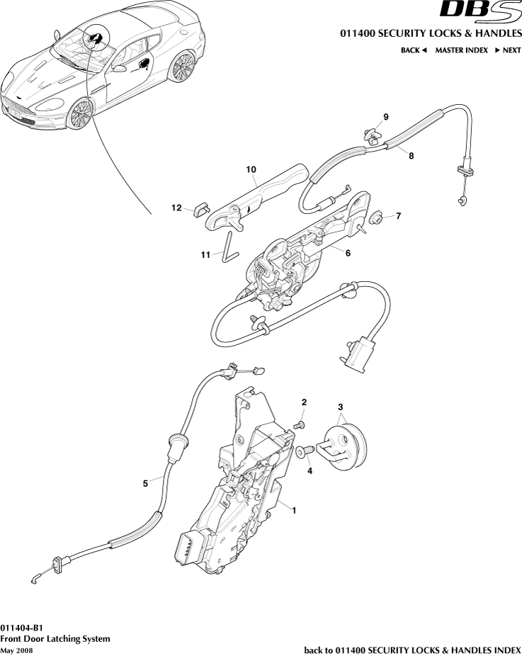 Front Door Latch